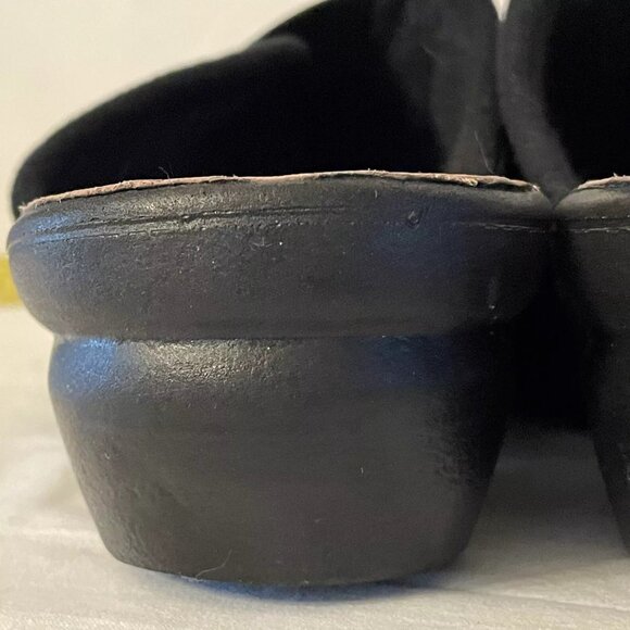 Flexus By Spring Step Italy Vera Pelle Slip On Slides Size - 9.5-10 USA. Black - Picture 5 of 11